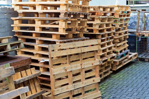 Investigator reviewing commercial waste paperwork